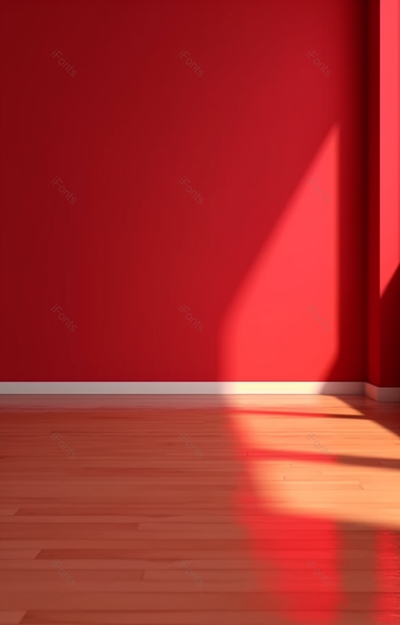 红色客厅室内空间光影效果住宅内部室内摄影,高清,摄影图,摄影图片,图片大全,摄影图免费下载